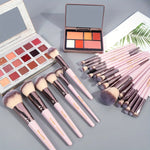 MAANGE 30-Piece Pro Makeup Brush Set — Full Face Coverage with Carry Bag