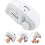 NailPro™ Electric Nail Clipper & Polisher — LED Light, 3-in-1, Rechargeable