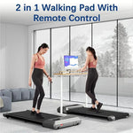 FitPace™ 2-in-1 Treadmill — 2.5HP Walking Pad + Running Machine, 300lb Capacity