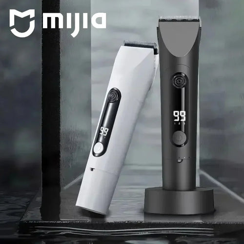 Mijia Wireless Hair Clipper — Titanium Blades, 20 Lengths, Cordless