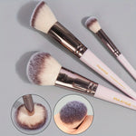 MAANGE 30-Piece Pro Makeup Brush Set — Full Face Coverage with Carry Bag
