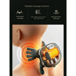 NeckEase™ Electric Neck & Shoulder Massager — Heat + Vibration Wrap