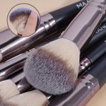 MAANGE 30-Piece Pro Makeup Brush Set — Full Face Coverage with Carry Bag