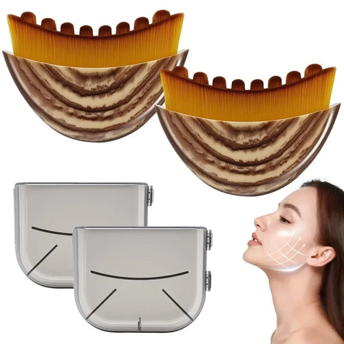 LymFlow™ Contour Face Brush — Lymphatic Drainage & Facial Sculpting