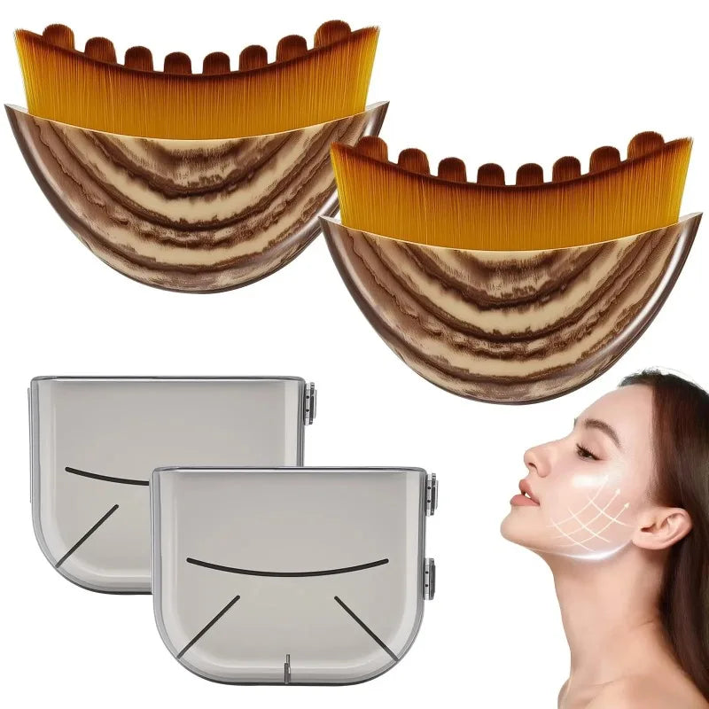 LymFlow™ Contour Face Brush — Lymphatic Drainage & Facial Sculpting