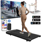 FitPace™ 2-in-1 Treadmill — 2.5HP Walking Pad + Running Machine, 300lb Capacity
