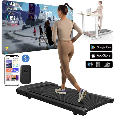 FitPace™ 2-in-1 Treadmill — 2.5HP Walking Pad + Running Machine, 300lb Capacity