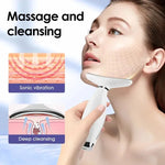 7-Color LED Face & Neck Massager – Portable Light Therapy Wand