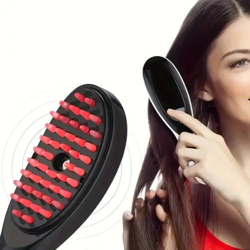 LumiGrow™ LED Hair Growth Brush — Stimulate Scalp, Thicker Hair